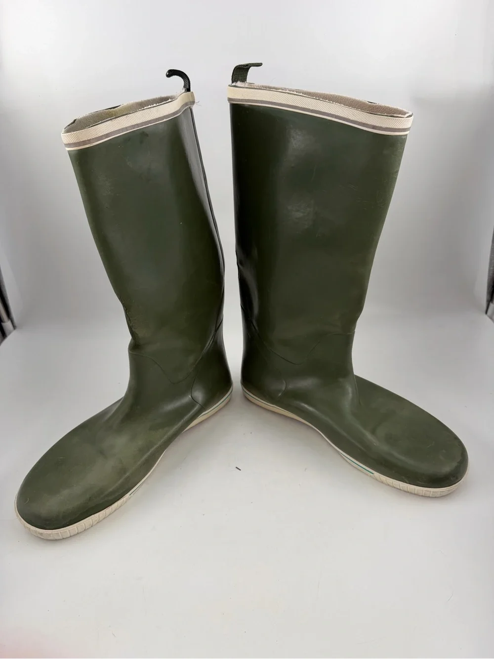 Tretorn Men’s Olive Green -SZ 13- Heisingborg Fleece-Lined Waterproof Rain Boots